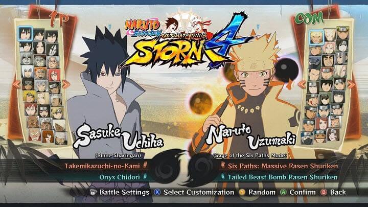 Naruto Ultimate Ninja Storm 4 PPSSPP - Naruto Ultimate Ninja Storm 4 PSP ISO highly compressed